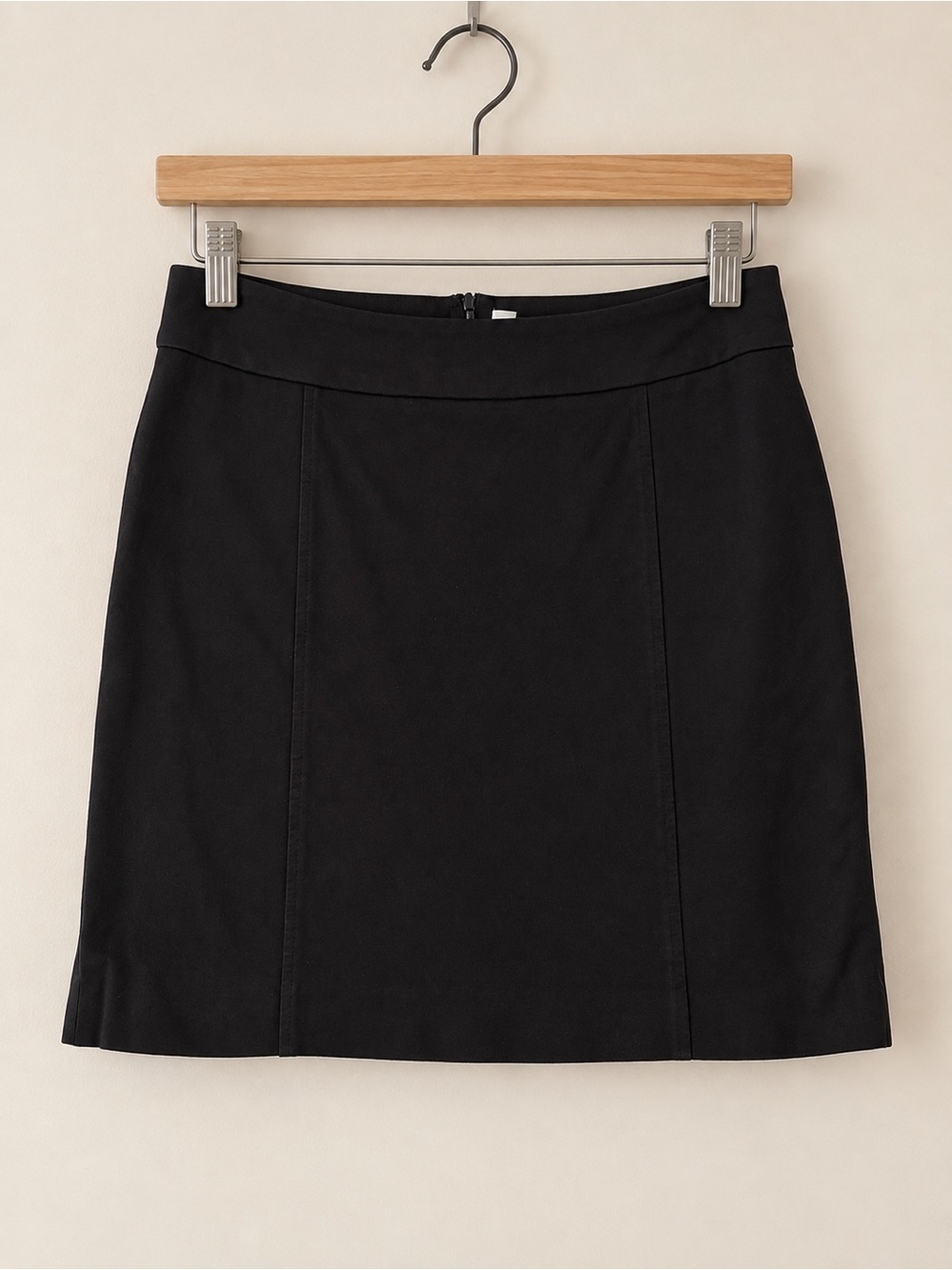Halogen Black Stretch A-Line Skirt Size 16